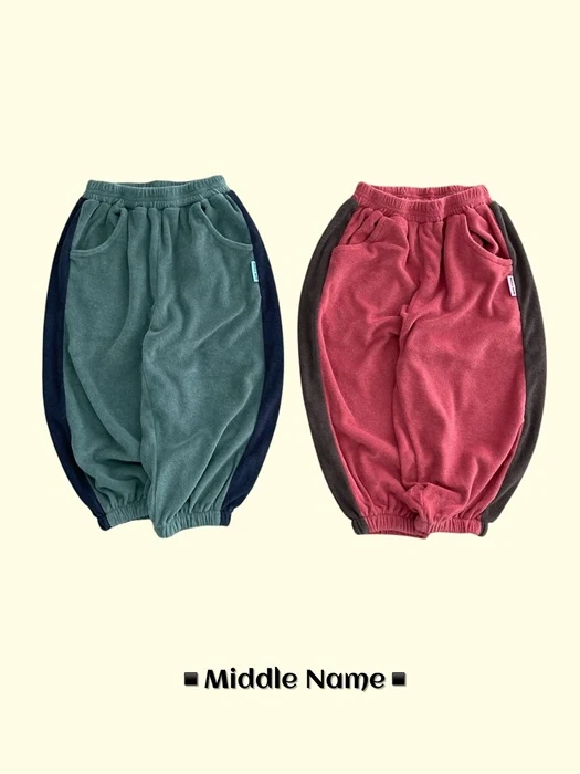 Terry Colored Joger Pants