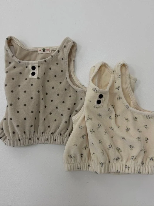 Bebe Dot Mango Sleeveless