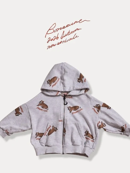 Lion Graphic Hood Zip-up