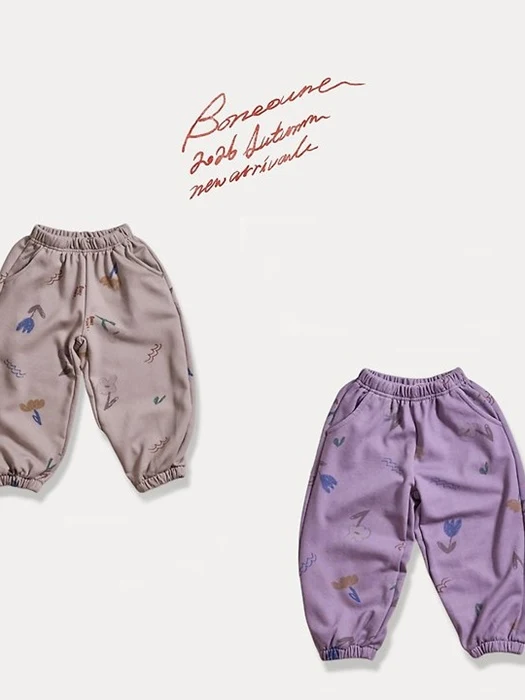 Chello Flower Jogger Pants Chello Flower Jogger Pants