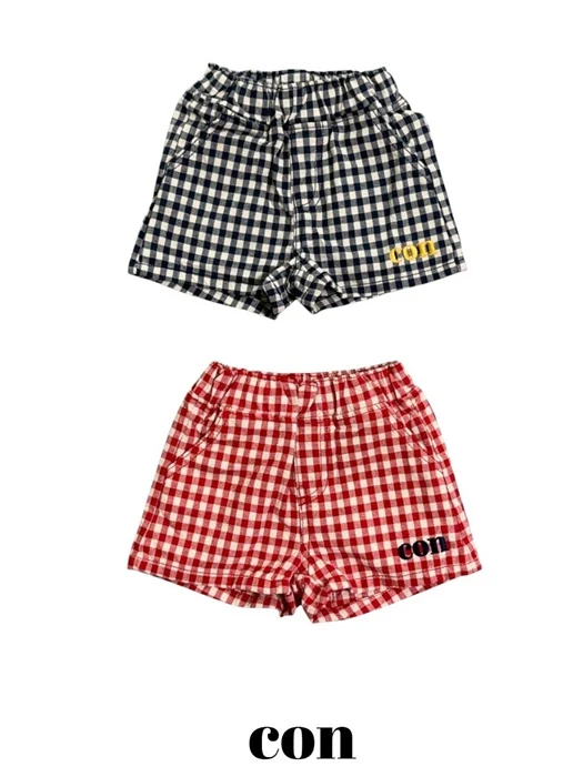 Bebe Check Shorts