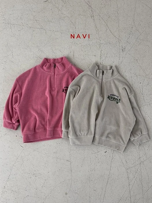 Morning Half Zip-up Top Morning Half Zip-up Top