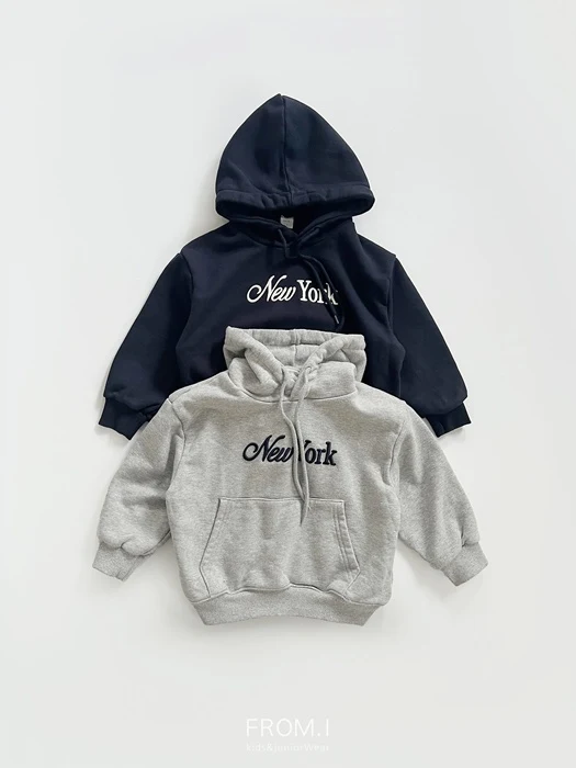 New York Embroidery Hoodie New York Embroidery Hoodie