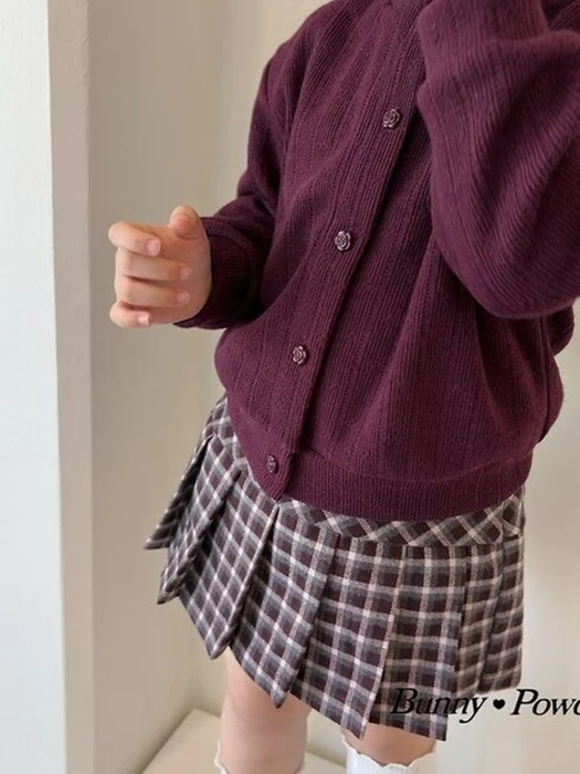 Rose Button Cardigan