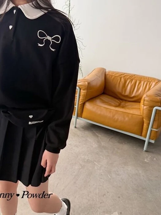 Preppy Collar Sweatshirts