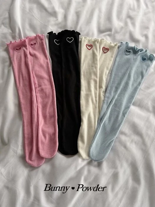 Heart Knee Socks