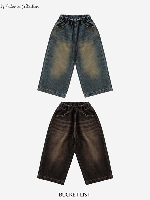 Teen Wide Denim Pants Teen Wide Denim Pants