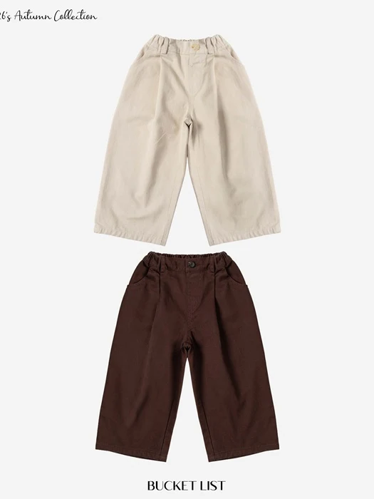 Onetuck Cotton Pants