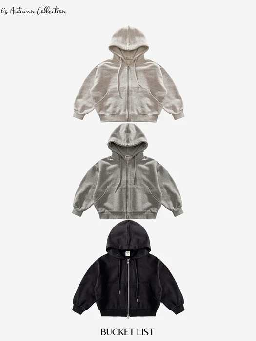 2 Way Sweat Hood Zip-up