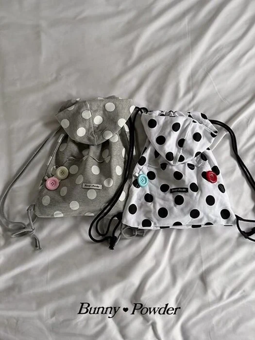 Dot Hood Bag