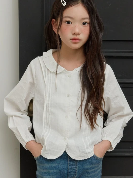 Pintuck Collar Blouse Pintuck Collar Blouse