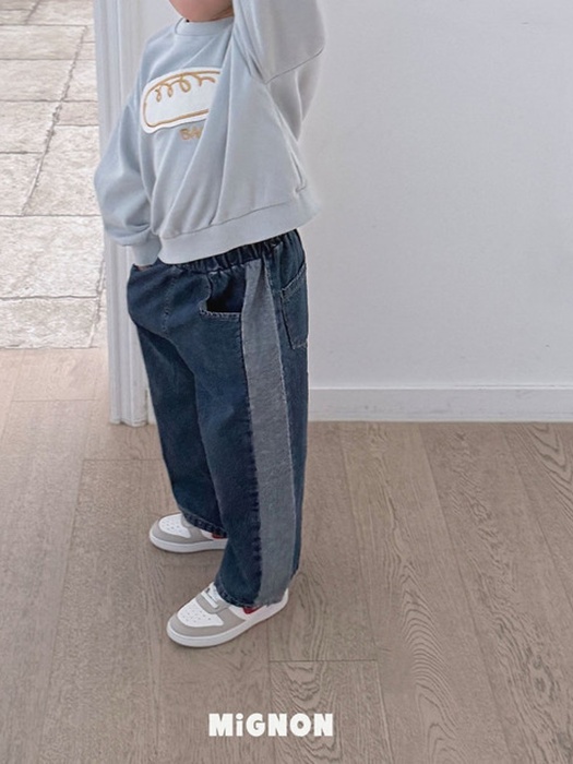Point Denim Pants