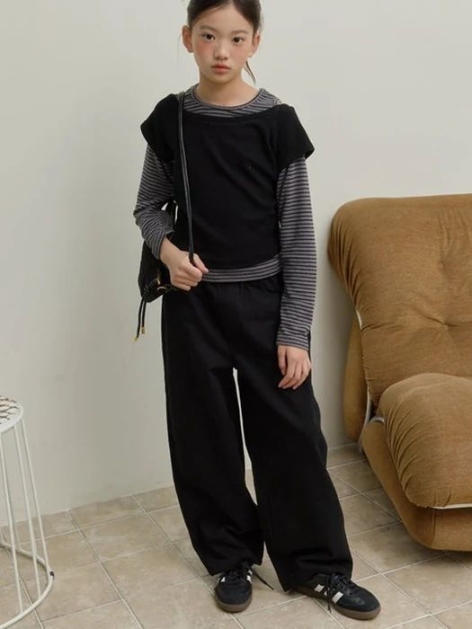 Cotton Wide Pants