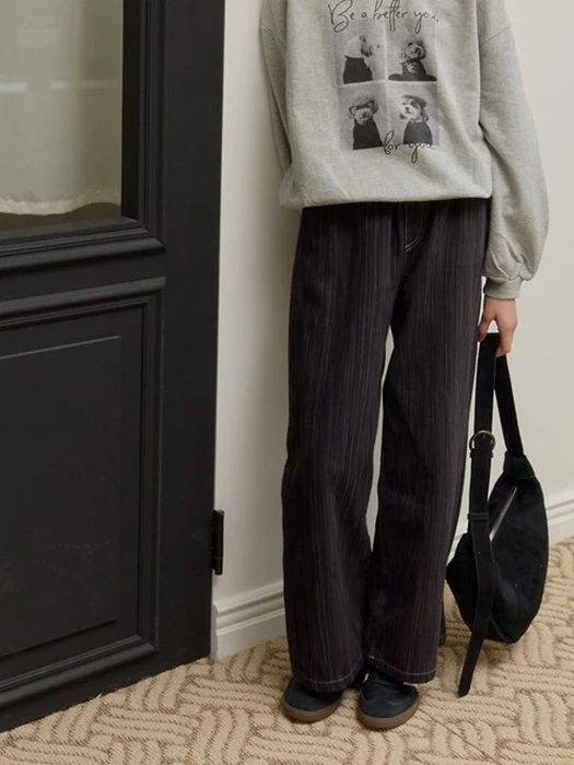 Pin Stripe Life Denim Pants