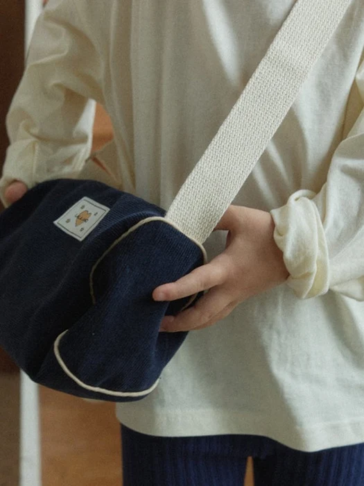 Round Corduroy Cross Bag Round Corduroy Cross Bag