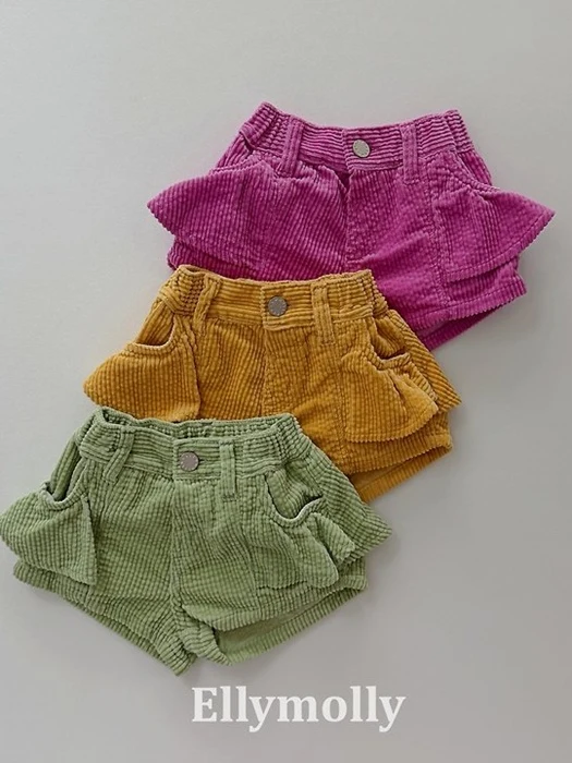Vivi Frill Corduroy Pants