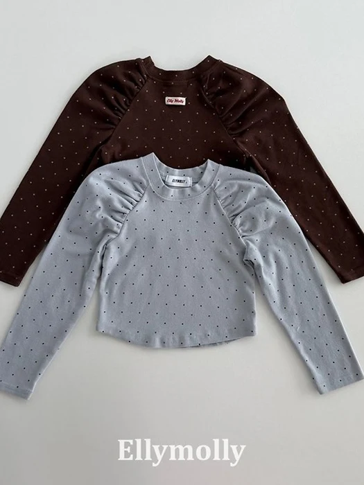 Zizel Dot Shirring Tee