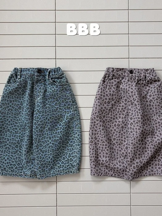 Leopard Denim Pants