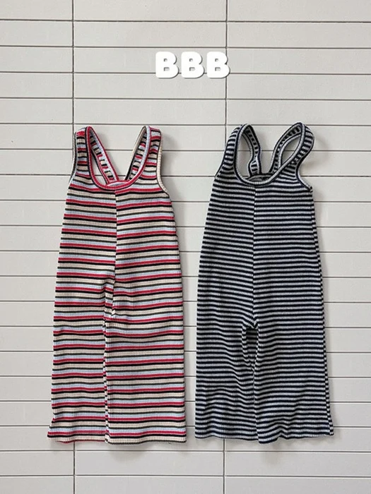 Stripe Overalls