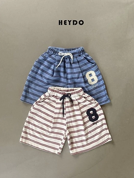 Stripe Bermuda Pants