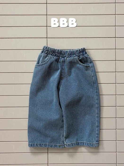 Square Denim Pants