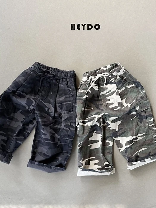 Rib Camo Pocket Pants