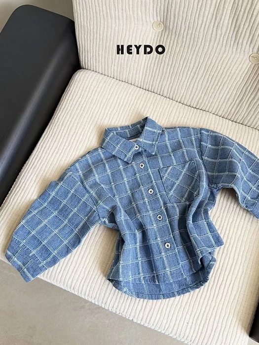Denim Check Shirt