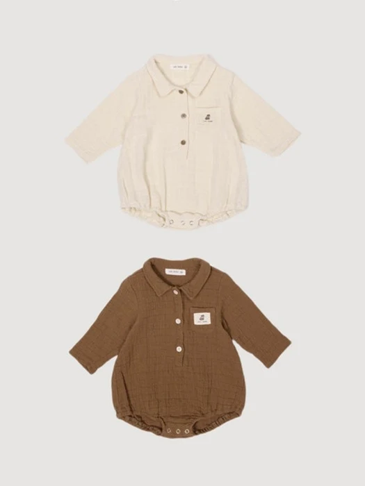 Mini Shirts Romper