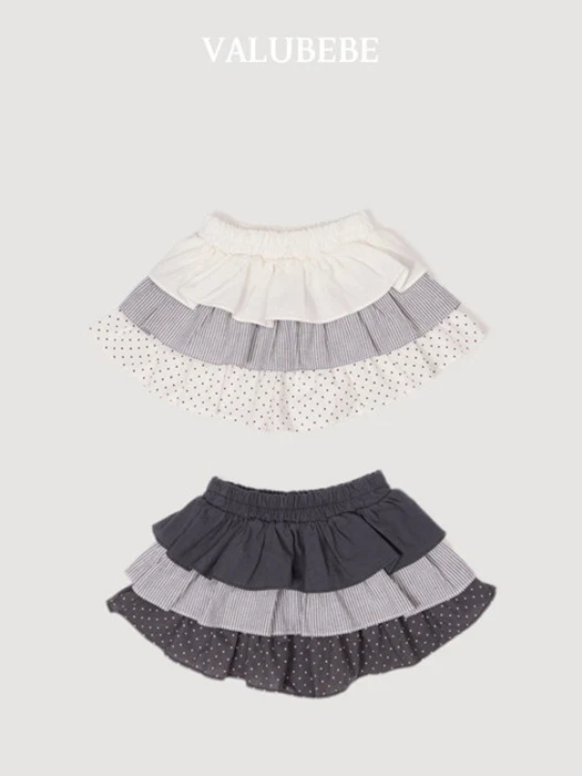 Frill Cancan Skirt Pants