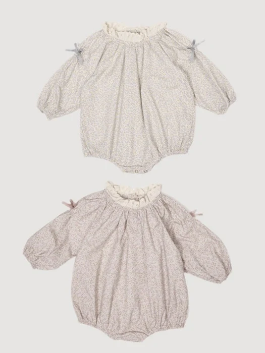 Flower Ribbon Romper