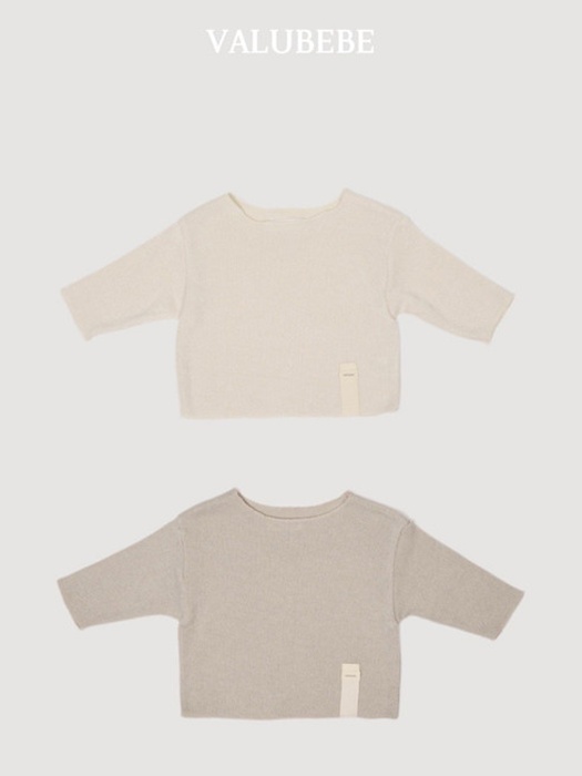 Boatneck Knit Tee