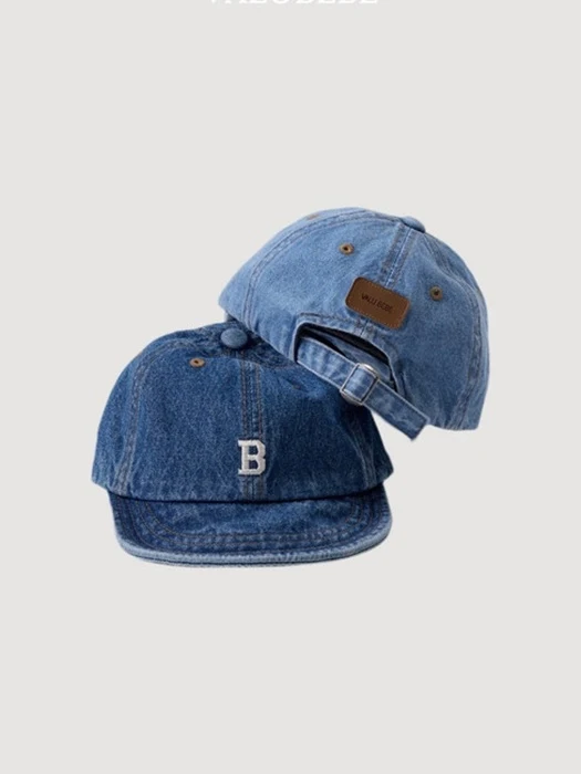 B Denim Cap