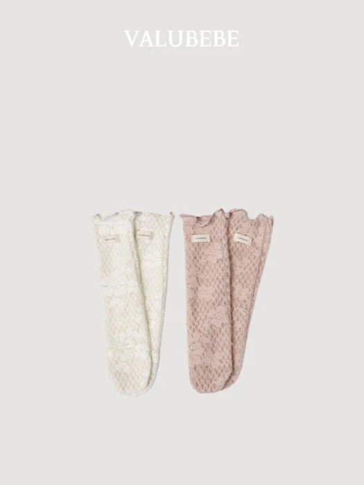 Blan Lace Socks