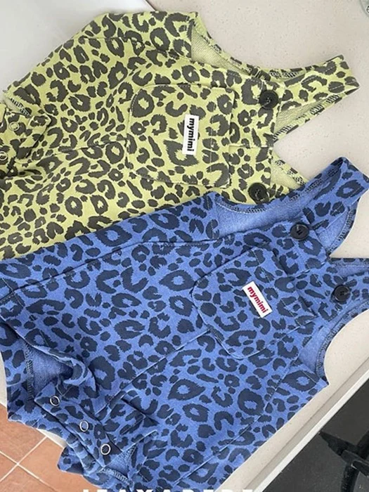 Leopard Overall Bodysuit