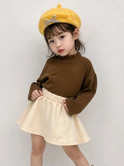 Chocolate Loose Half Turtleneck Tee Chocolate Loose Half Turtleneck Tee
