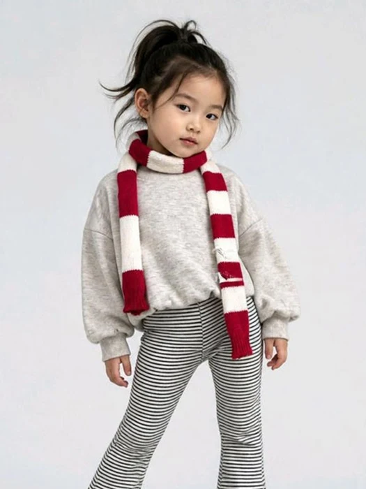 Stripe Knit Muffler Stripe Knit Muffler