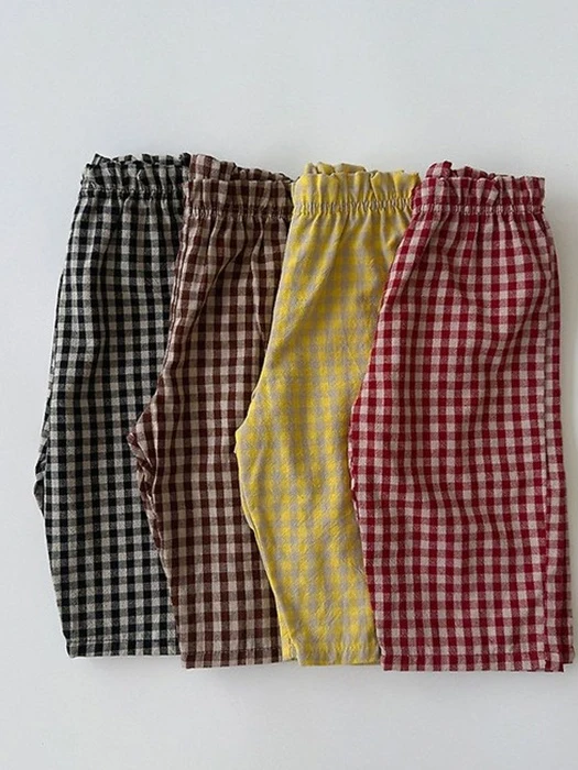 Caramel Check Pants