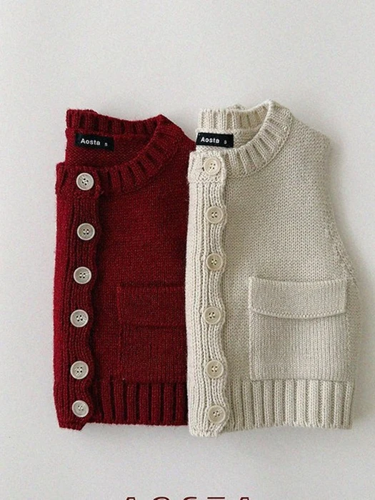 Knit Cookie Vest Knit Cookie Vest