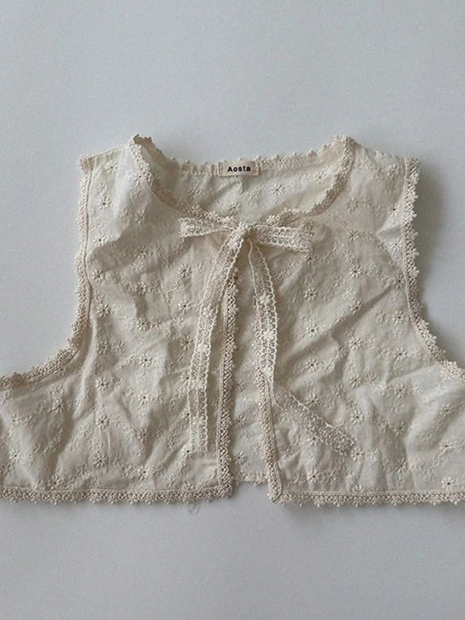 Lace Open Vest