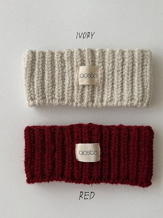 Knit Cookie Hairband Knit Cookie Hairband