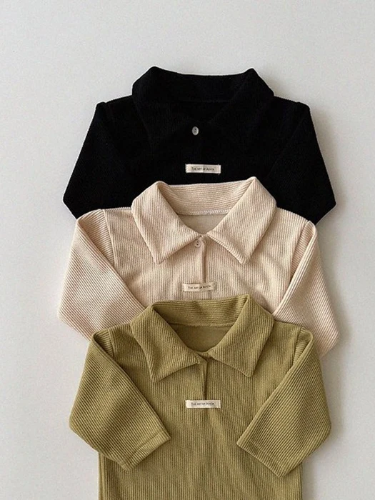 Mulmul Collar Tee Mulmul Collar Tee