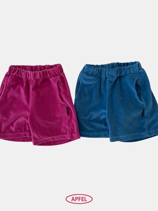 Cube Velvet Shorts