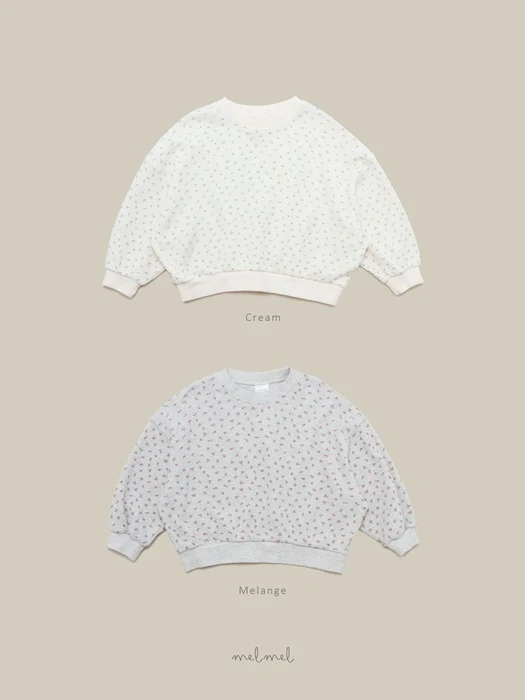 Print Waffle Sweatshirts