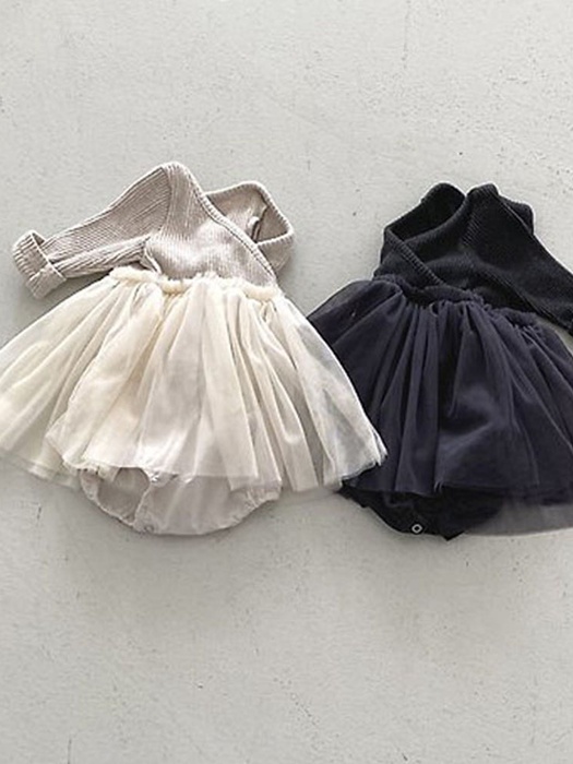 Rib Tutu Romper
