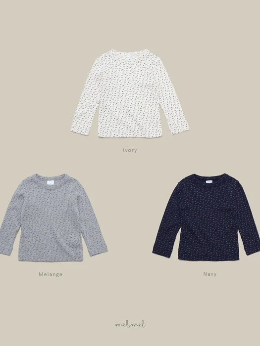 Flower Rib Tee Flower Rib Tee