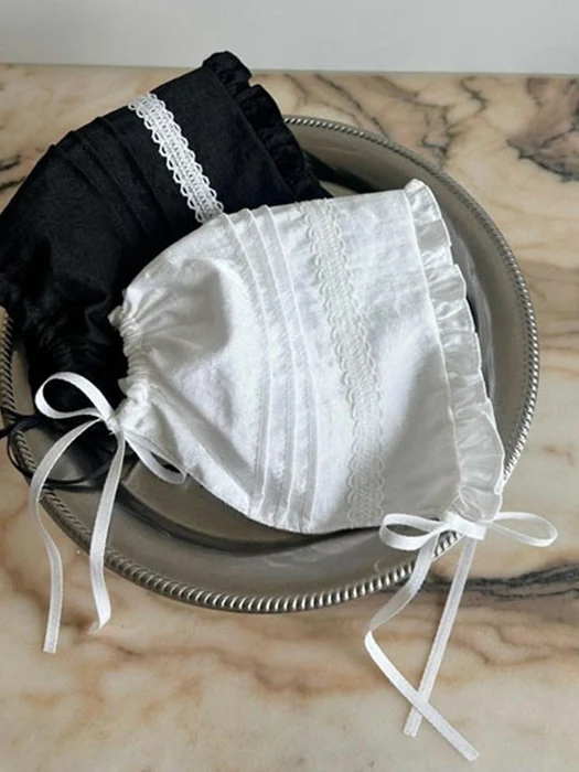 Satin Pintuck Bonnet