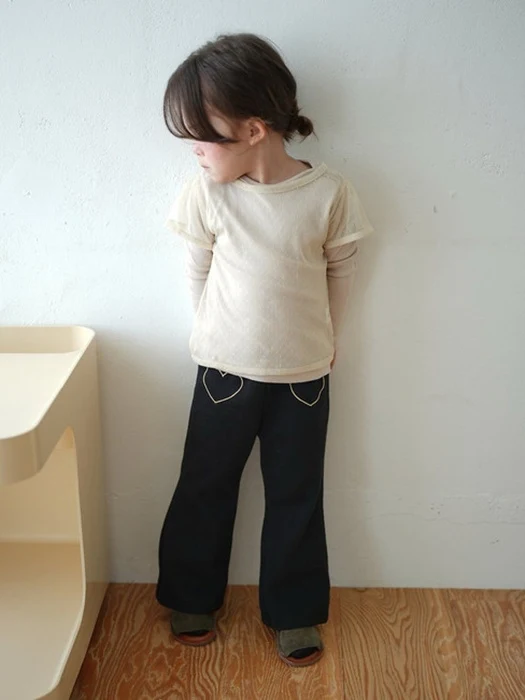 Heart Bootscut Pants