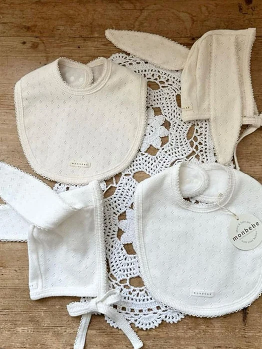 Jacquard Cotton Bunny Bonnet