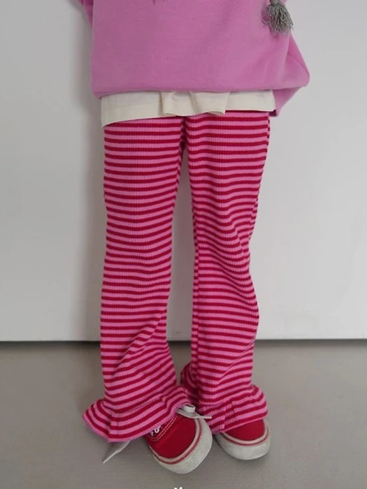 Bibi Stripe Bootscut Pants