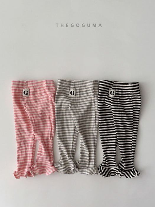 Frill Stripe Leggings Frill Stripe Leggings